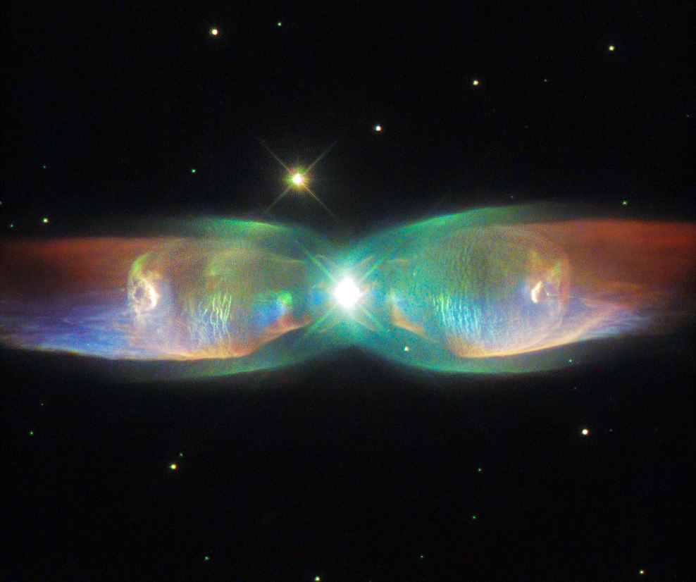 New Hubble image of the Twin Jet Nebula