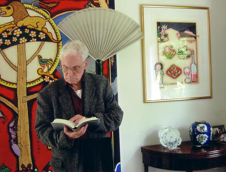 Martin Bradley at home, Brugge, Belgium