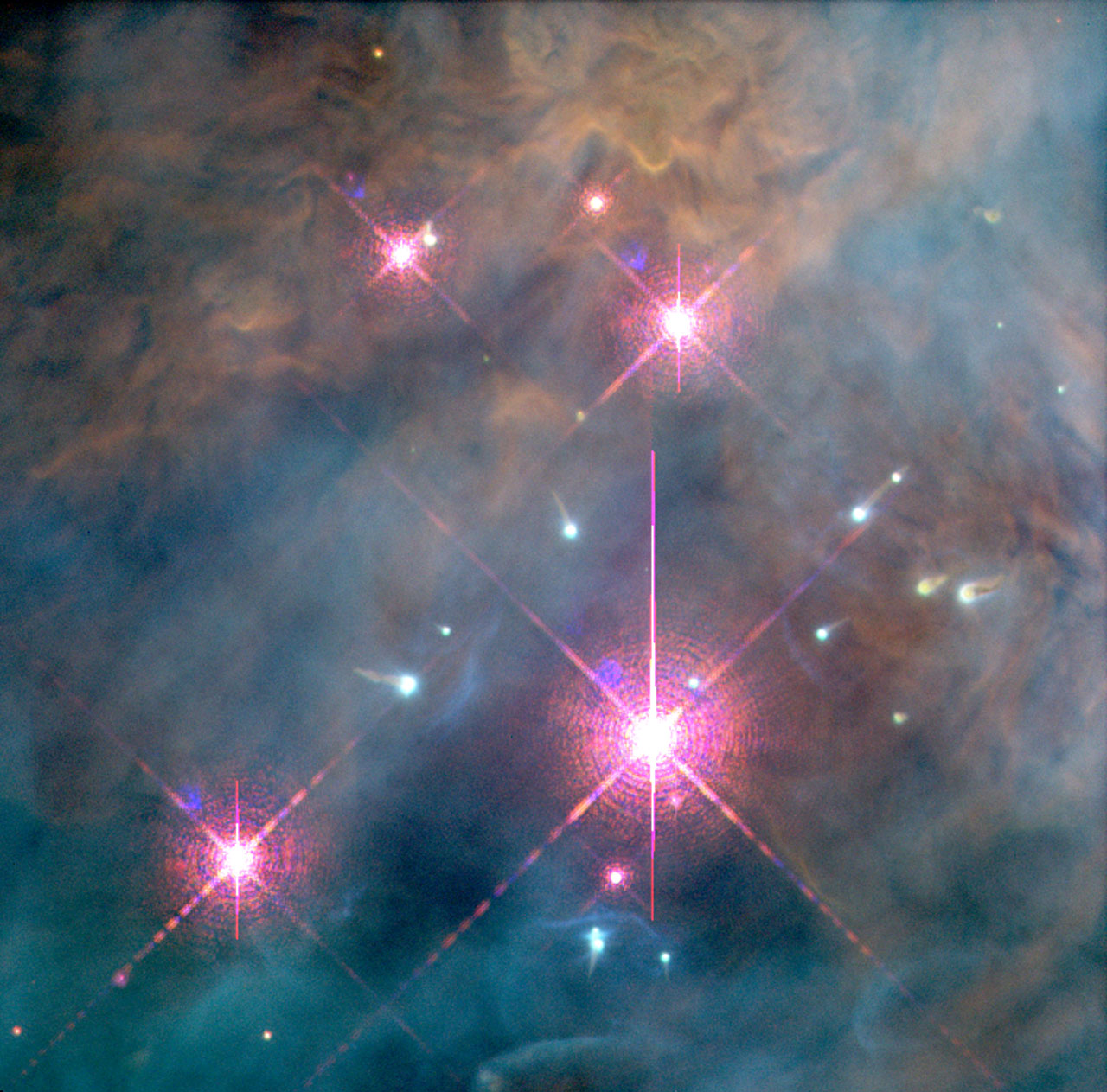 The Veil Nebula was observed by the NASA/ESA Hubble Space Telescope.